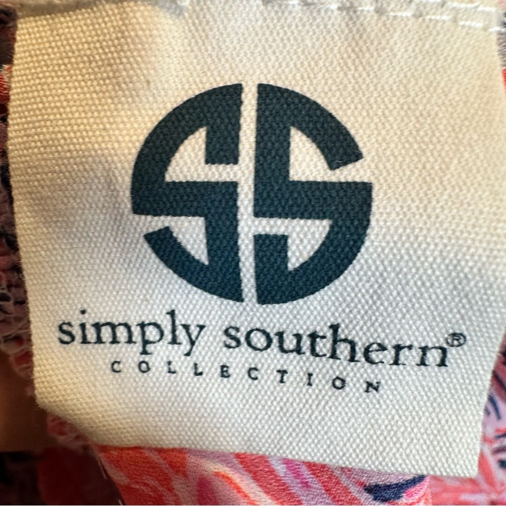 Simply Southern Pink and Purple Midi Dress - Picture 6 of 11